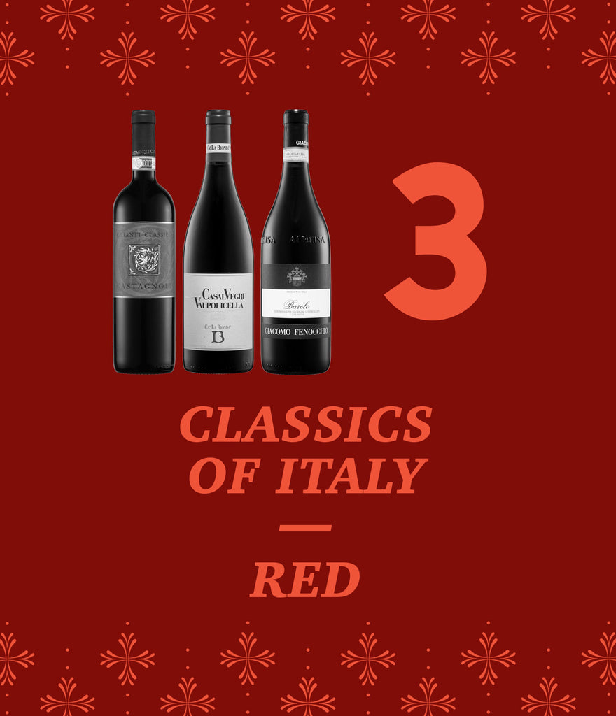 Classics of Italy – Red 3-Pack – 20% Off!